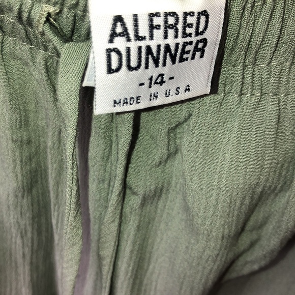 Alfred Dunner Sage Green Pants - Picture 7 of 7